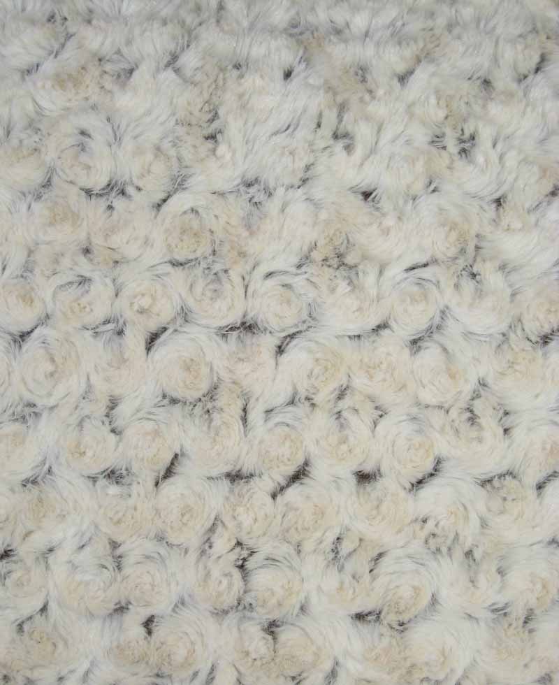 rosebud brown fake fur